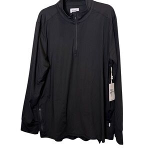 Feat Men’s Black Quarter-Zip Pullover Sz XL